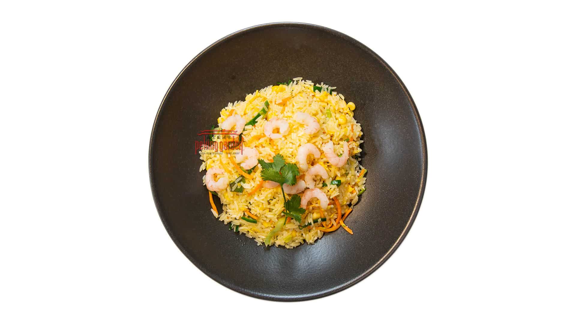 PekingGarden_Hauptspeise25 Gebr. Reis Cocktail png Gebratener Reis mit Cocktail-Krevetten